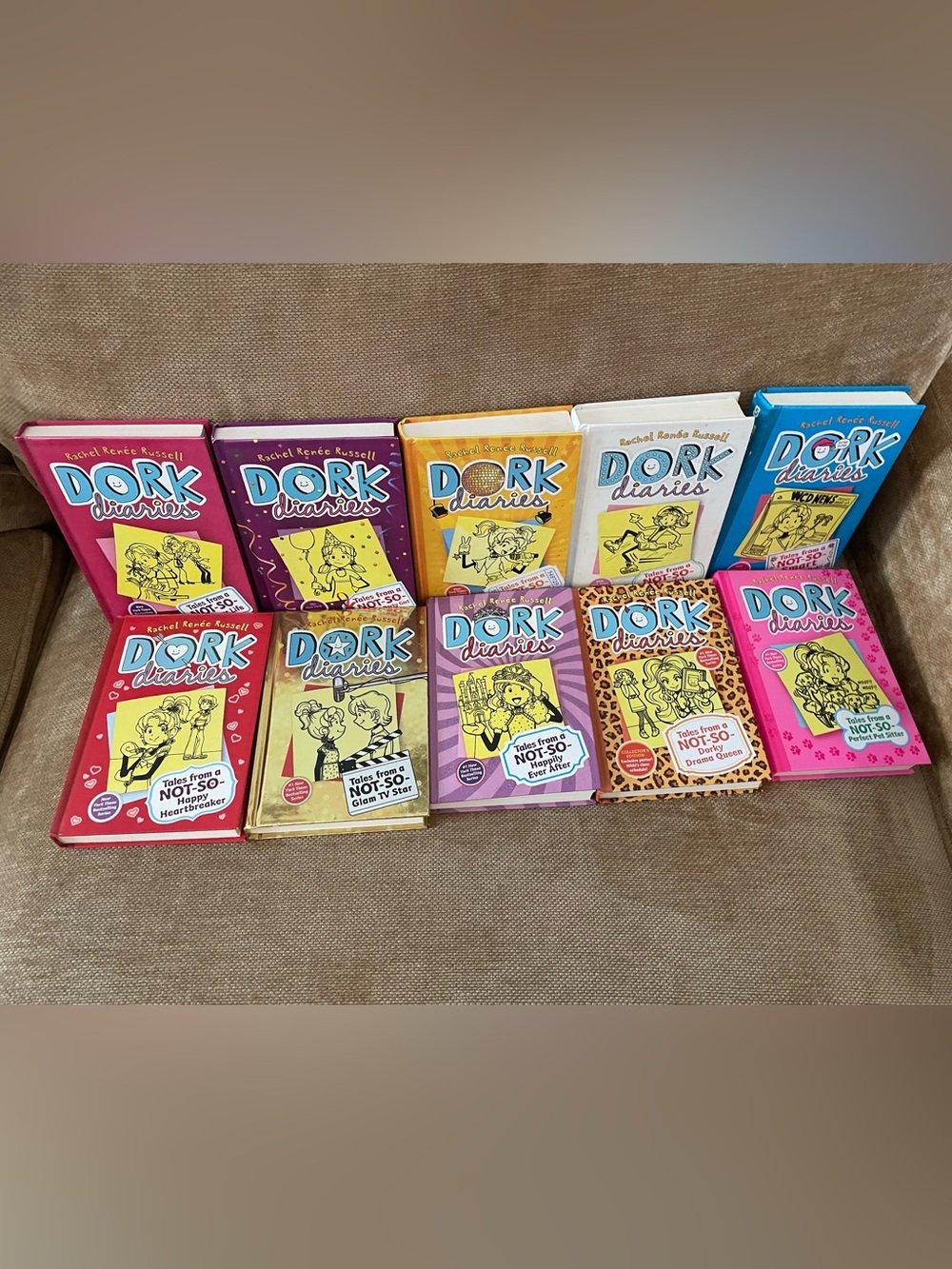 Dork Diaries Set, Books 1-10, Nice!